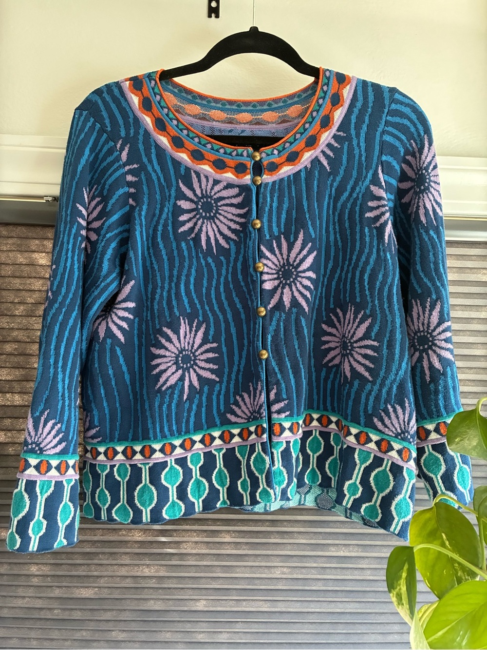 Gudrun Sjoden 100% Cotton Cardigan EUC